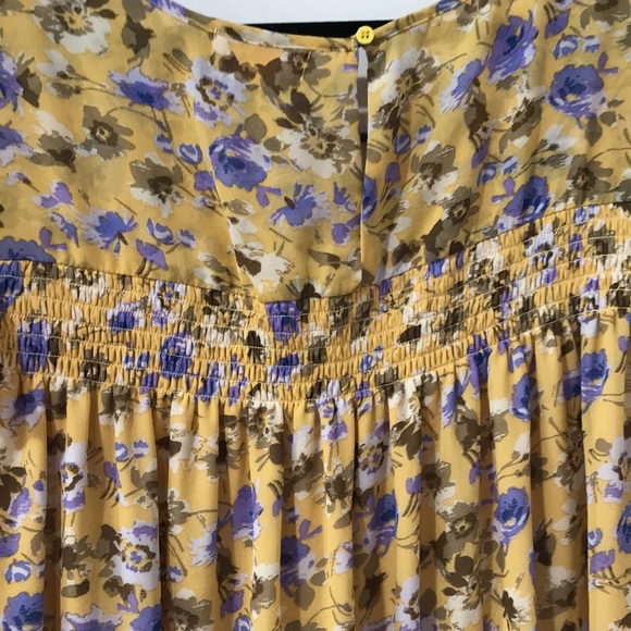 Molly & Isadora chiffon flower printed beautiful top size 2X - Picture 6 of 14